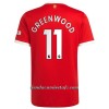 Camiseta de fútbol Manchester United Mason Greenwood 11 Primera Equipación 2021/22 - Hombre